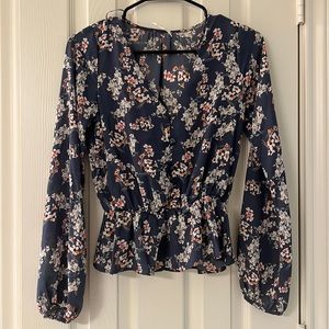 Floral long sleeve